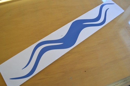 Adria caravan side - side, wave