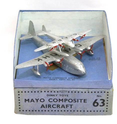 Dinky toys aeroplane mayo - aeroplane, 63