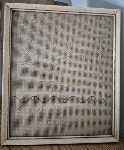 Antique victorian needlework - victorian,