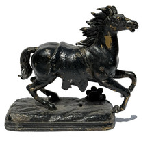 Antique Stallion Horse Figure