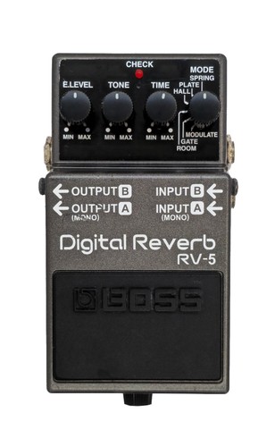 Boss digital reverb - boss, rv-5
