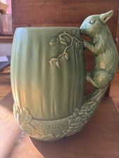 Vintage Green Glazed Sylvac