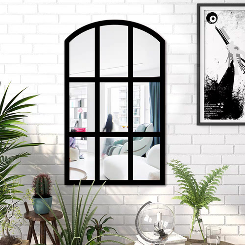 Large window style wall - large, mirror