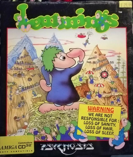 Lemmings commodore amiga cd32 - lemmings,