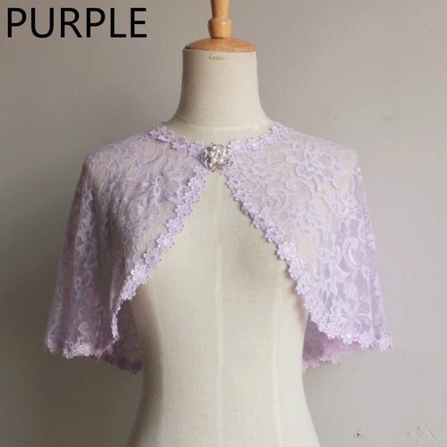 Bridal lace shrug - bridal, cape