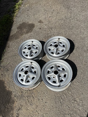 Mgb steel wheels set - ,