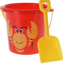 Kid's Bucket and Spade Seaside Beach Bucket Garden Sand Pit Toy Summer Holiday