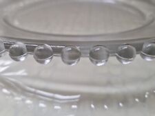 12 X Plain Glass Beaded