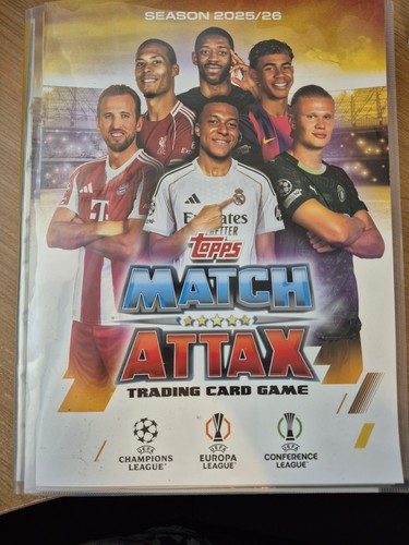 Topps match attax binder - 25/26,