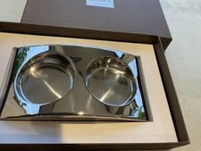 MOLTON BROWN ELEMENTAL ARC WASH/HAND LOTION HOLDER STAIN/STEEL -BRAND NEW IN BOX