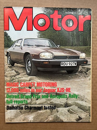 Jaguar xjs motor magazine - xjs-he,
