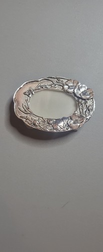 Silver scenes mini photo frame - silver,