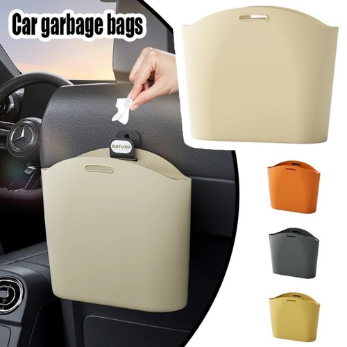 Silicone car trash can hanging - car,