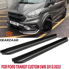 Fits For Ford Transit Custom SWB 2012-2023 Black Side Steps Side Running Boards