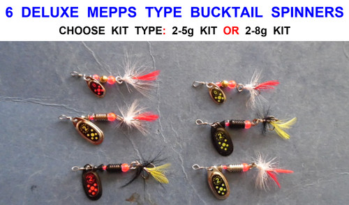 Deluxe bucktail mepps - deluxe,