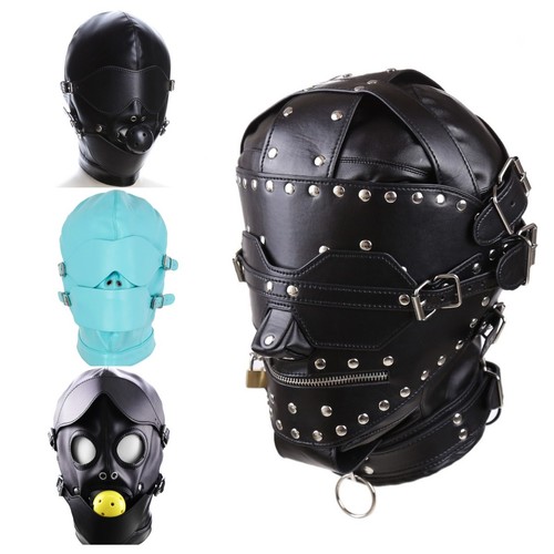 Unisex leather gimp mask - unisex,