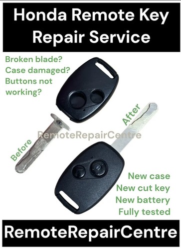 Honda 3button remote key - &,