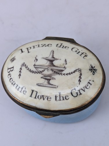 George iii bilston enamel - george,