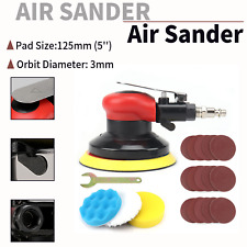 5'' Air Random Orbital Palm Sander Buffing 125mm For Car Polisher Pneumatic Tool