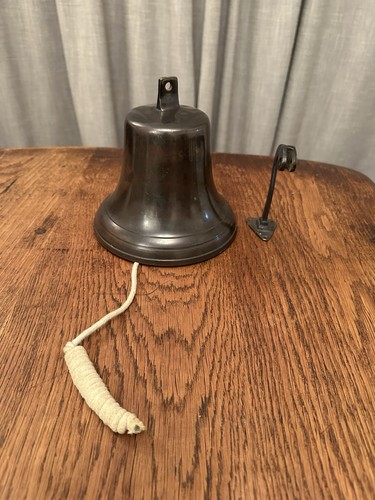Antique brass heavy ships bell - heavy,