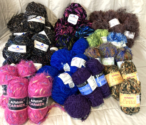 Yarn mixed lot skeins - yarn,