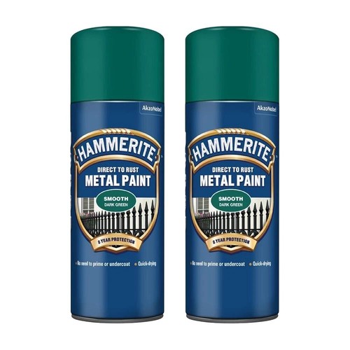 Hammerite dark green 400ml - hammerite,