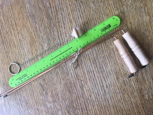 Divining dowsing rods - , +