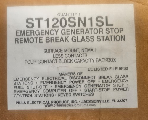 Pilla st120sn1sl emergency - pilla,
