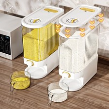 Airtight Rice Dispenser Storage Container Bin Dry Food Grain Storage Box 5/10kg