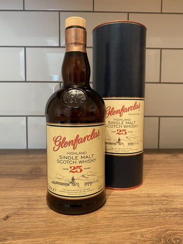Empty glenfarclas year - 25, old