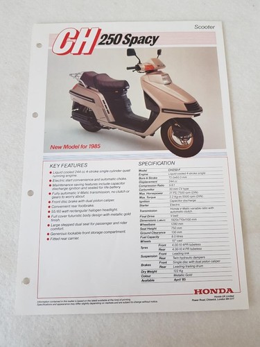 Honda cd250 spacy scooter - cd250,