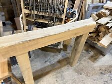 Oak Mantle Beam With 2x Pedestal Kiln Dried 125mm X 125mm X 120cm