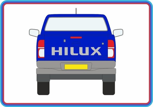 Rear tailgate decal - decal, kit