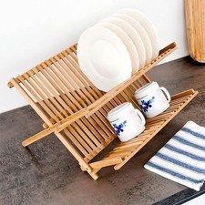 2 Tier Bamboo Wooden Dish