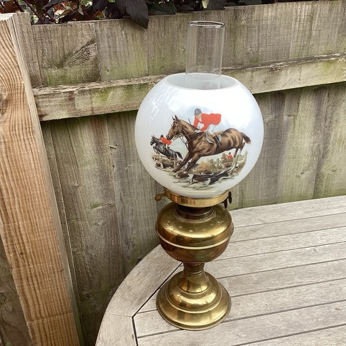 Vintage duplex oil lamp with - vintage,