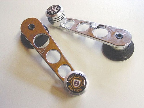 Window winder handles - winder, chrome