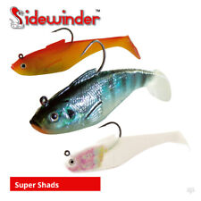 Sidewinder Super Solid / Holo Shads - Cod Bass Wrasse Pollock Sea Fishing Lures