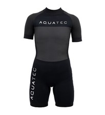 AquaTec Kids Shorty Wetsuit [Ages 5-16] | 2 & 4/3mm SUMMER SWIMWEAR | Boys/Girls
