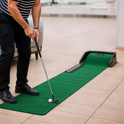 Golf putting mat - golf,