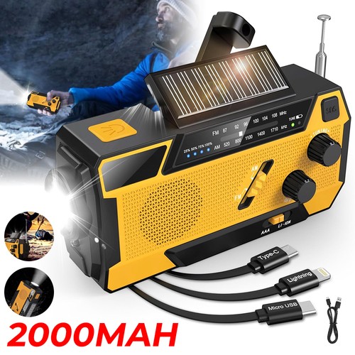 2000mah portable hand crank - portable,