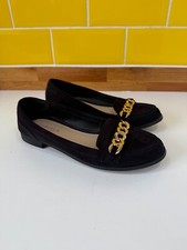 Carvela Kurt Geiger Shoes UK 6 Pumps Loathers Gold Chain Casual Work Shoe