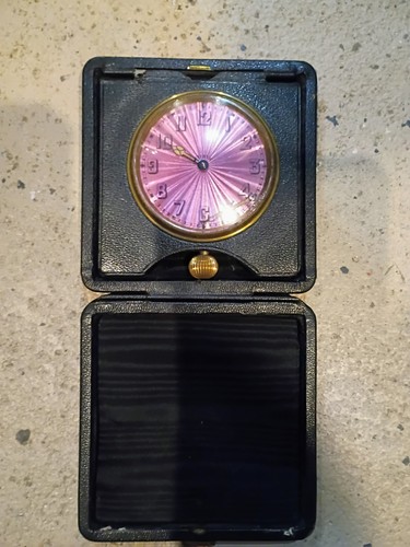 Vintage travel clock - vintage,