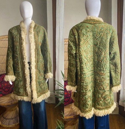 Vintage 60s 70s silk hand - 60s,