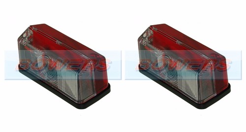 Hella red white - 2x, clear