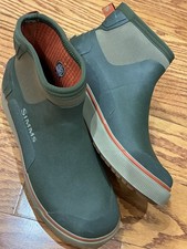 Simms Men’s Slip On Bootie Sz 11 Fishing Hunting Wading Boot Green