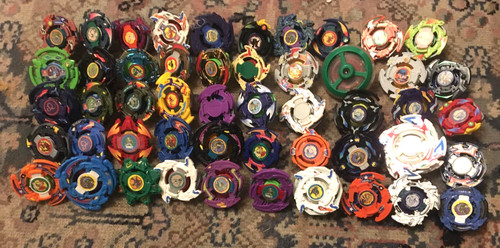 Plastic gen beyblade job lot - gen,
