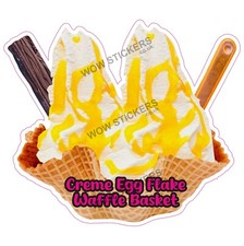 ice cream van sticker Creme