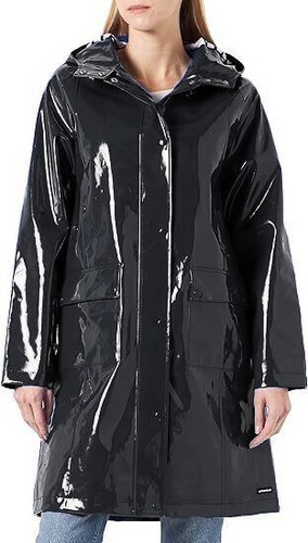 Women black parka hooded - women's,