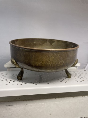 Vintage hammered brass - hammered,