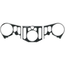 Triple clamp sticker carbon for Yamaha FZ8 2010-2014 FZ8 Anniversary ABS Fazer